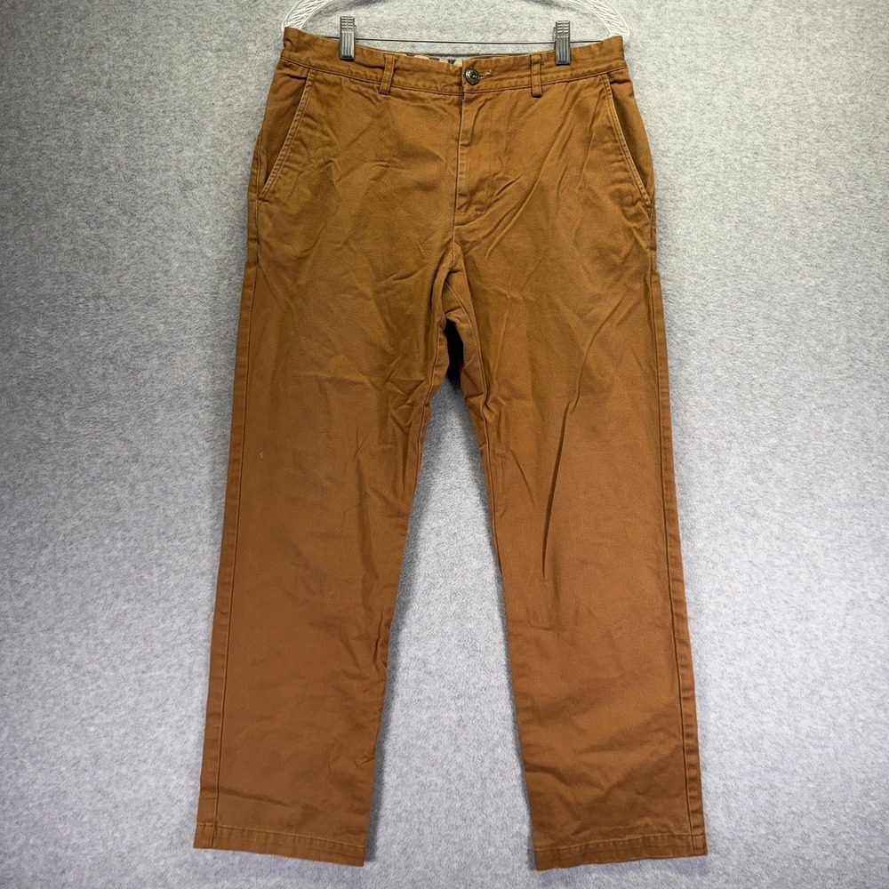 Ball And Buck Pants Mens 32x31 Brown 8 Point Chino Made USA Camo Twill Hunting